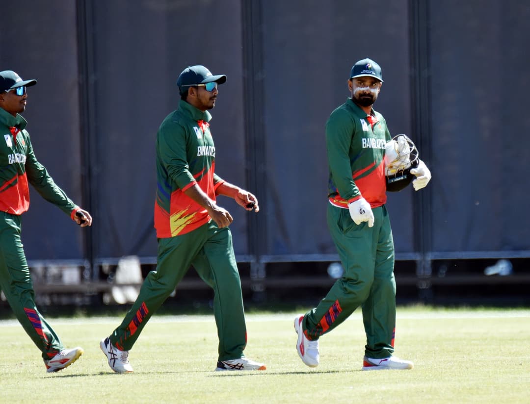 Bangladesh had a tough day in the field
