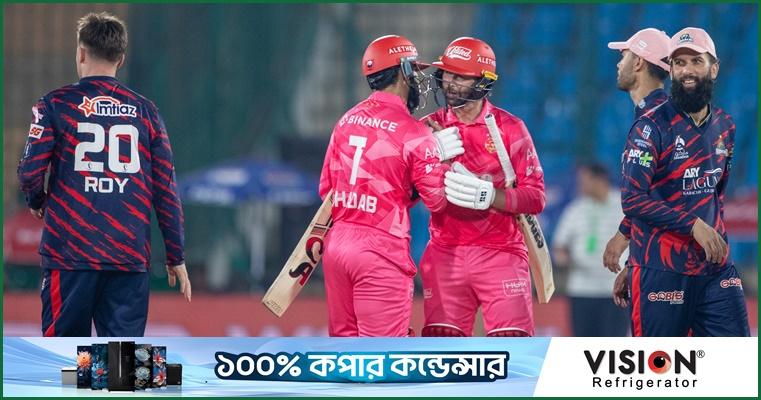 করাচিকে উড়িয়ে টেবিলের দুইয়ে ইসলামাবাদ