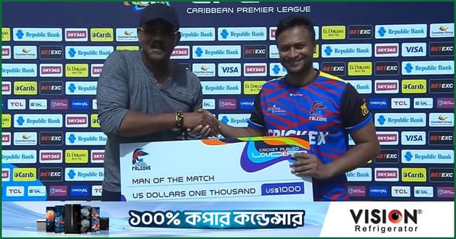 ম্যাচসেরার রেকর্ডে চূড়ার কাছাকাছি সাকিব