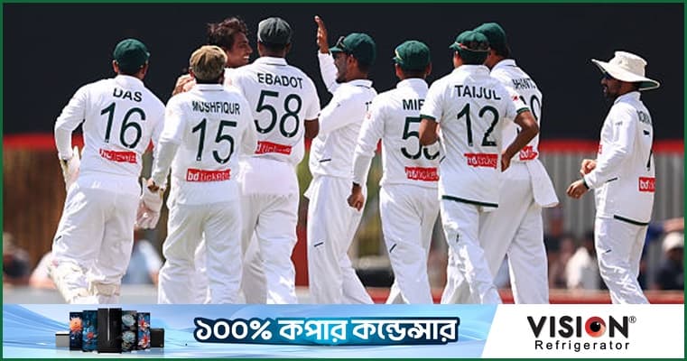 চা বিরতির পরপরই তাইজুলের উইকেট