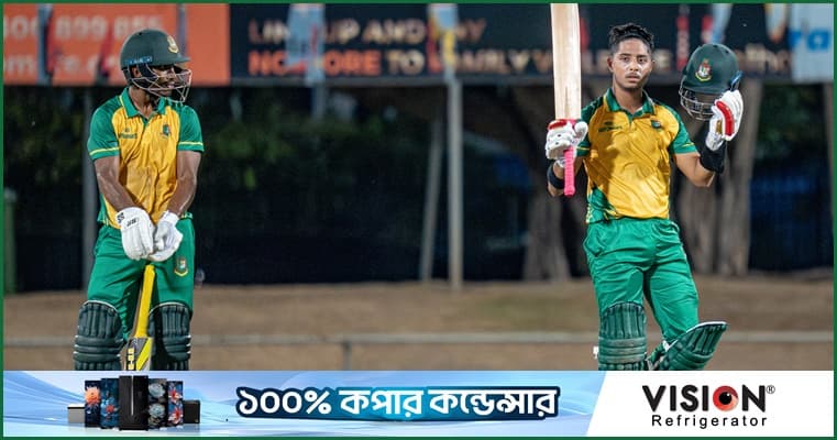 জিসানের টর্নেডো ফিফটিতে বাংলাদেশের শুভসূচনা