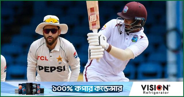 গ্রিভস-চেজের জুটিতে শক্ত ভিত, প্রথম দিনটা ওয়েস্ট ইন্ডিজের
