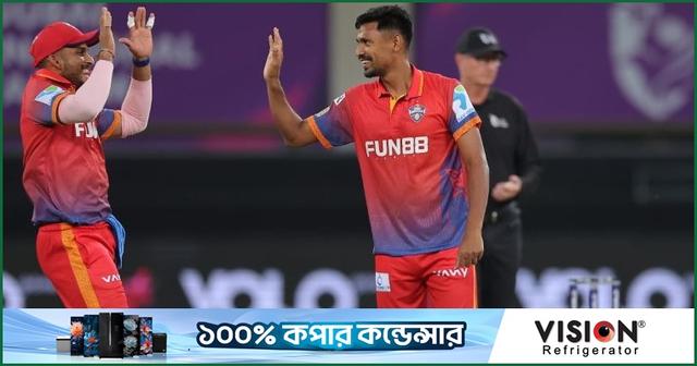 মুস্তাফিজের দুর্দান্ত বোলিংয়ের পরও হারল দুবাই