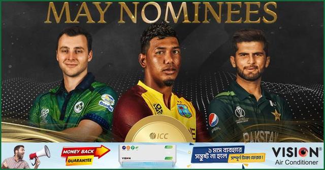 আইসিসির মে মাসের সেরা হওয়ার দৌড়ে টাকার-মোটি-শাহীন