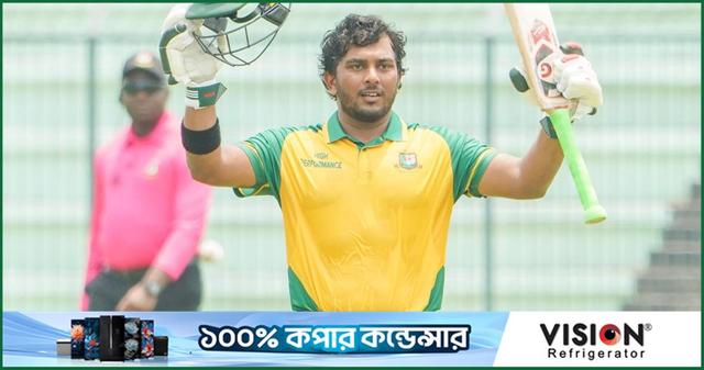 জাকিরের ঝড়ো সেঞ্চুরিতে বাংলাদেশের রান পাহাড়
