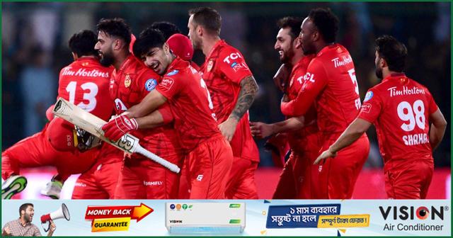 ইমাদের ফাইফার, রুদ্ধশ্বাস জয়ে পিএসএল চ্যাম্পিয়ন ইসলামাবাদ