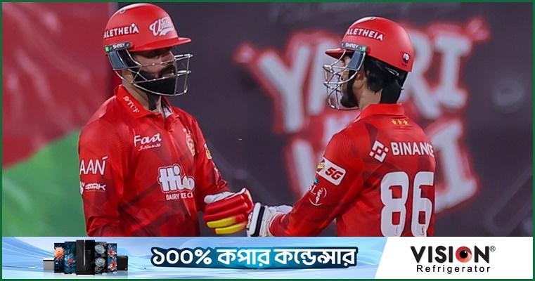 শাদাব বীরত্বে ইসলামাবাদের দাপুটে জয়