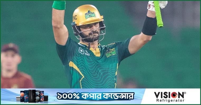 সাহিবজাদার অনবদ্য সেঞ্চুরিতে মুলতানের দুইয়ে দুই