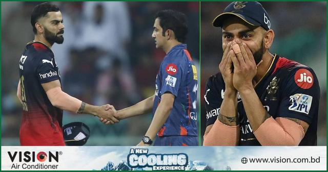  বিবাদে জড়িয়ে ম্যাচ ফির শতভাগ জরিমানা কোহলি-গম্ভীরের