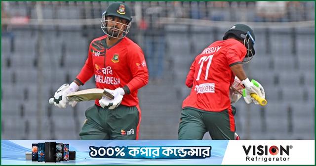 উজ্জ্বল হৃদয়-লিটন, বৃষ্টির পর খেই হারালো বাংলাদেশ