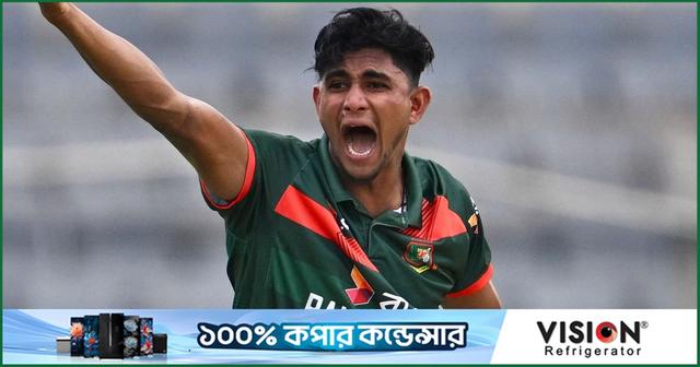 আইসিসির এপ্রিলের সেরা ক্রিকেটার নাহিদ রানা