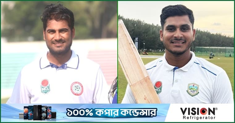প্রথম দিনেই শতক হাঁকিয়ে দ্বিশতকের পথে ছুটছেন রবিন-নাঈম