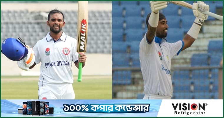 জাতীয় লিগে তাইবুর-সাদিকুরের সেঞ্চুরি