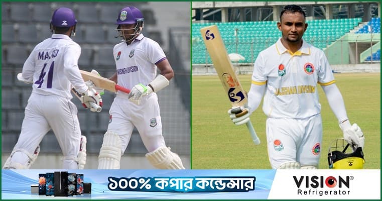 রবিন-রনির ব্যাটে ময়মনসিংহের ২৭৩, সোহান-সাব্বিরে রাজশাহীর ২৯০