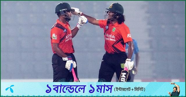 বৃষ্টিবিঘ্নিত ম্যাচ জিতে ফাইনালে খুলনা