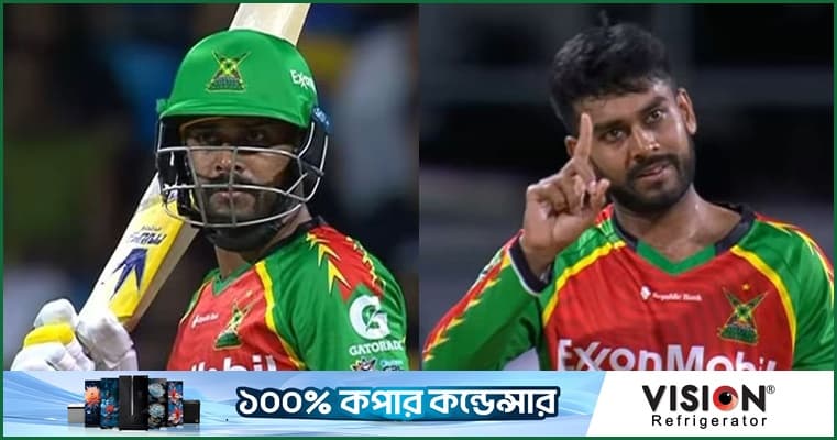 ব্যাটে-বলে মিরাজের ঝলকের পরও গায়ানার পরাজয়