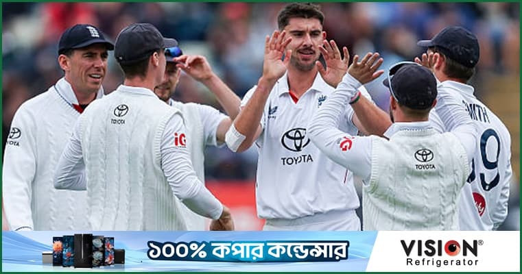 এজবাস্টনে পেসারদের দাপট, প্রথম দিনেই ইংল্যান্ডের লিড