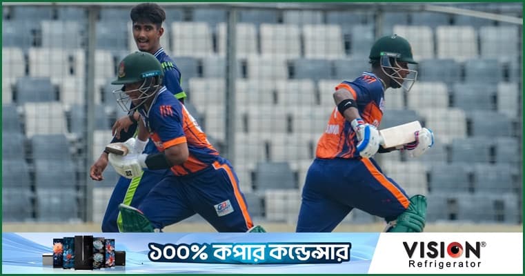 ফাইনাল ম্যাচে অনূর্ধ্ব-২৩ দলের বোর্ডে লড়াকু সংগ্রহ