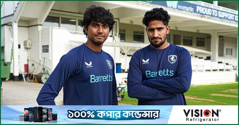 হাসান-খালেদকে নিয়ে কেন্টের স্কোয়াড ঘোষণা