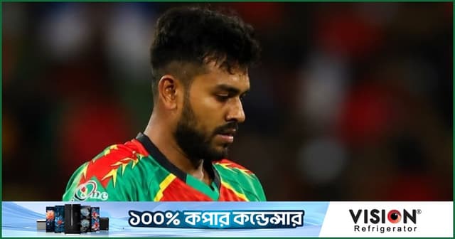 মিরাজের দুর্দান্ত বোলিং, স্যাম্পসনের টর্নেডোতে গায়ানার জয়