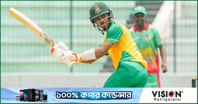 অমিত-দিপুর ঝড়ো ব্যাটিংয়ে জয়ের সুবাস পাচ্ছে বাংলাদেশ