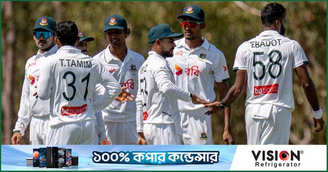 হাসানের তোপে স্বস্তি নিয়ে লাঞ্চে গেল বাংলাদেশ