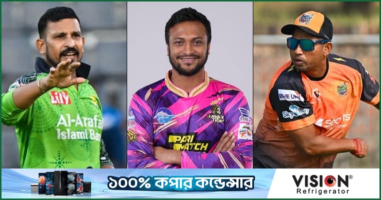 গ্লোবাল টি-টোয়েন্টিতে একই দলে সাকিব-নাসির-রনি