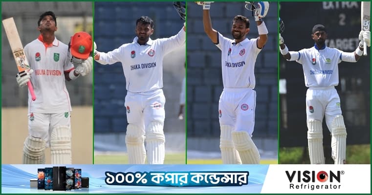এনসিএলে একদিনে চার সেঞ্চুরি, বল হাতেও ফাইফার মেহেদীর