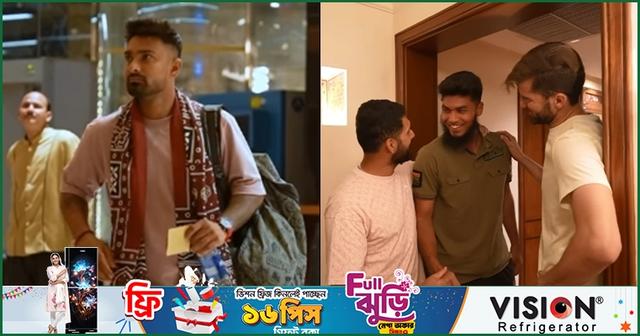 উত্তরীয় পরিয়ে লিটনকে বরণ, রিশাদের সাথে দলের মালিকের সাক্ষাৎ