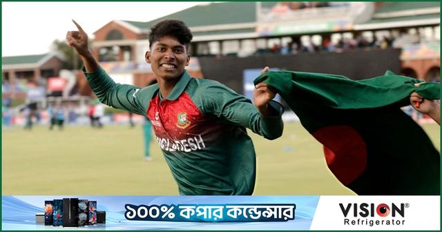 যুব বিশ্বকাপজয়ী ক্রিকেটার শাহীনের পাশে বিসিবি