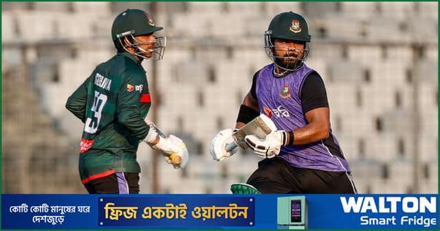 তানজিদের ফিফটি ম্লান করে সৌম্যর ৬১, সহজ জয় ‘বি’ দলের