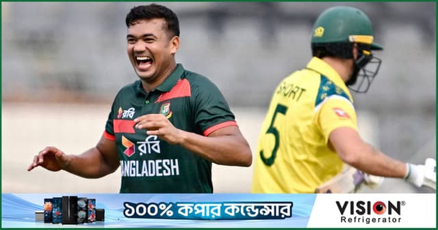 তাসকিনের আগুনে বোলিংয়ে অস্ট্রেলিয়ার বিব্রতকর বিশ্বরেকর্ড