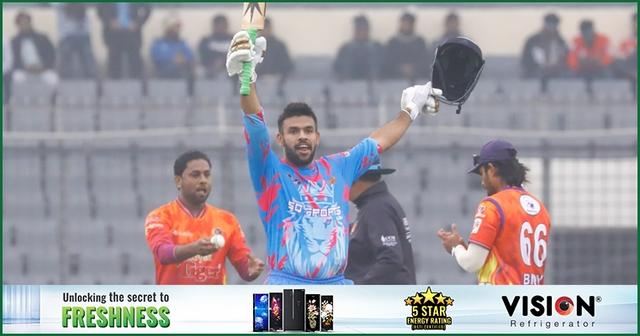 উসমানের সেঞ্চুরিতে ১০৫ রানের জয় চিটাগংয়ের