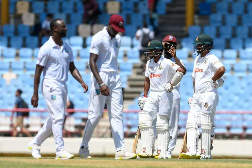 WI openers steady after Bangladesh bundle out for 234