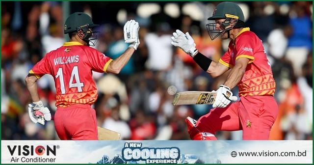 আরভিন-উইলিয়ামসের জোড়া শতকে জিম্বাবুয়ের দাপুটে জয়