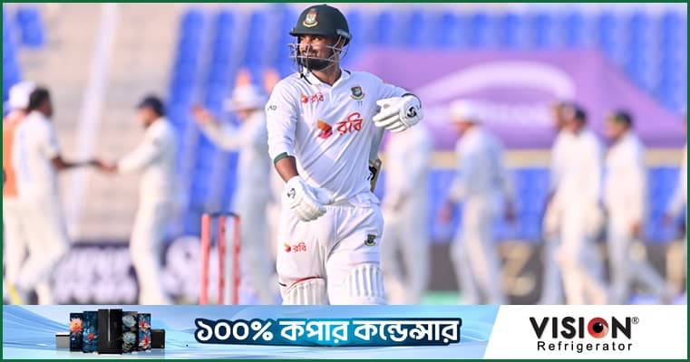 লিটনের ফিফটি, তিনশ পেরিয়ে দিন পার বাংলাদেশের