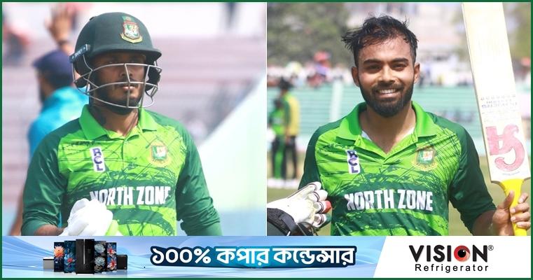 হৃদয়ের ১০২, তামিম ৯২, সাব্বিরের ঝড়ো ফিফটি